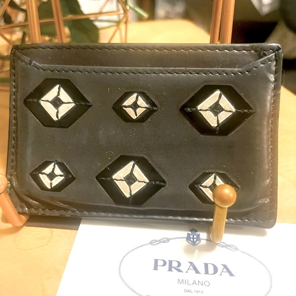 Prada Other - Prada Card holder with COA Mens